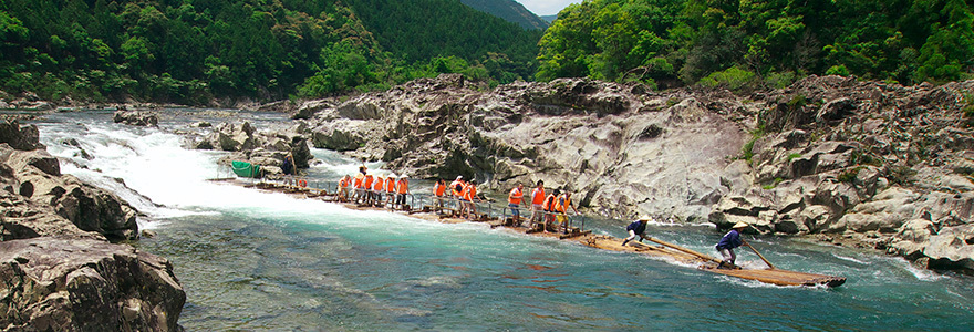 北山川と筏下り